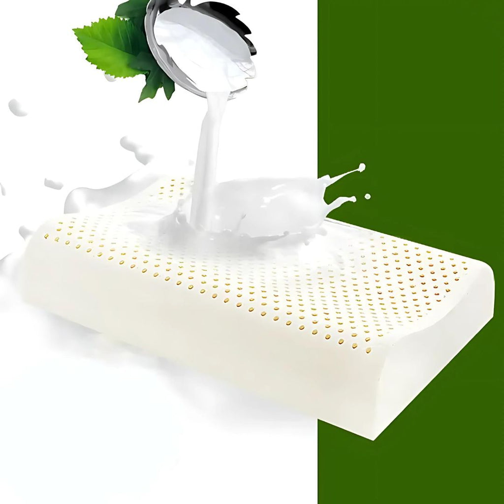 EcoNeck Comfort | 100% Natural Latex Orthopedic Pillow - for Neck Pain - Comfortable and Supportive Pillow - Better Sleep - Wellness