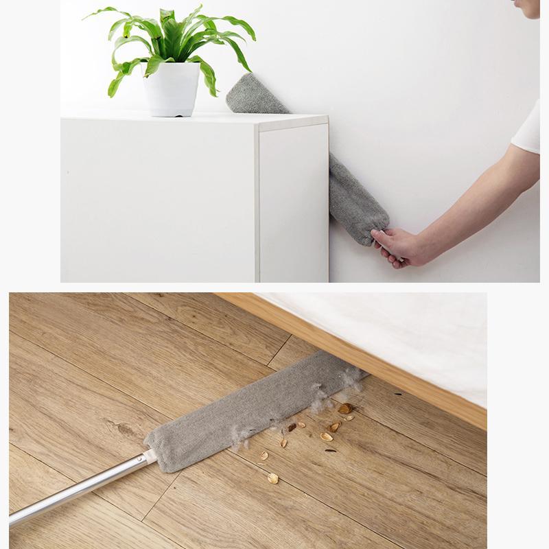 Dust broom with long handle