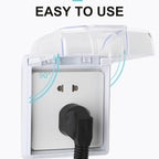 Protective cover for sockets