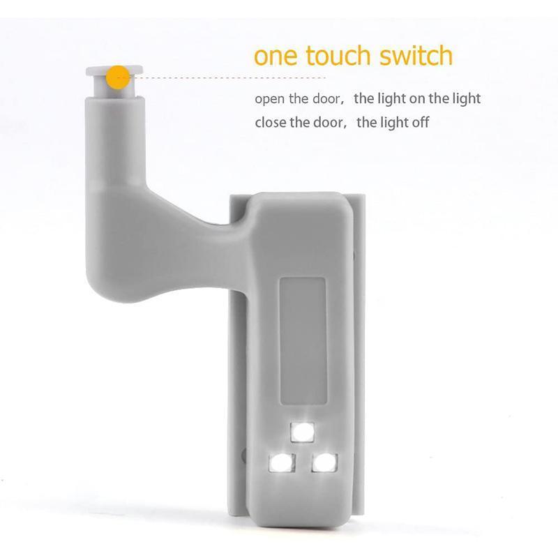 Interior hinge LED sensor light for kitchen bedroom (10 pieces)