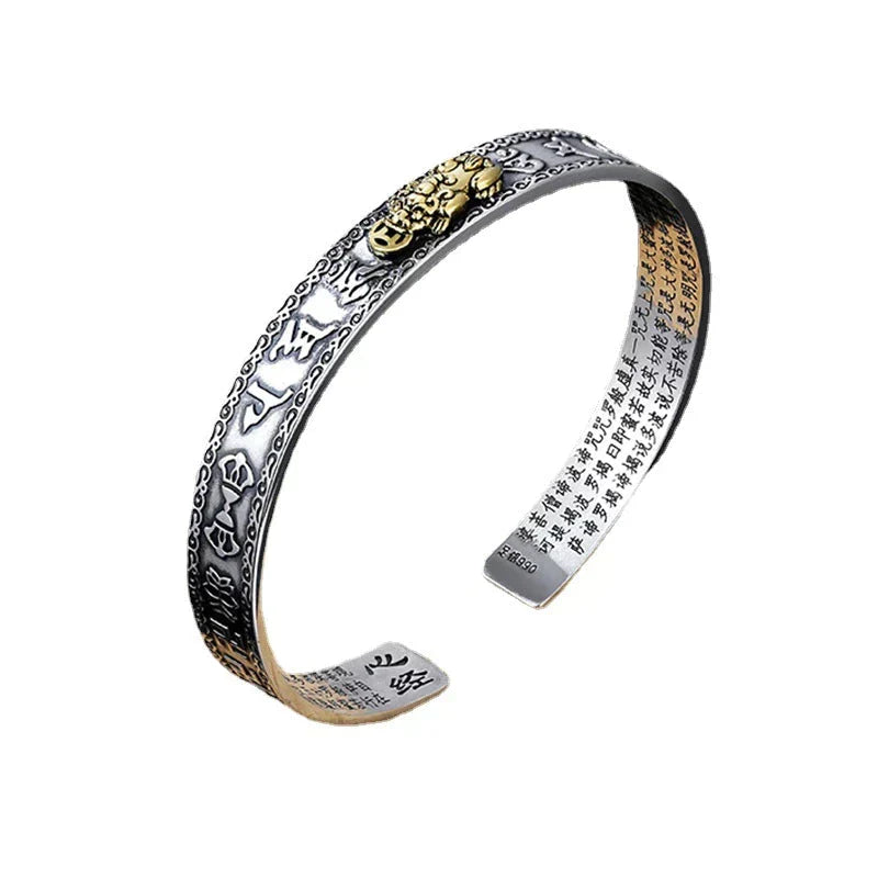 Seductive Silver Pixiu Bracelet for Wealth | Discover the Magic of Chinese Mythology