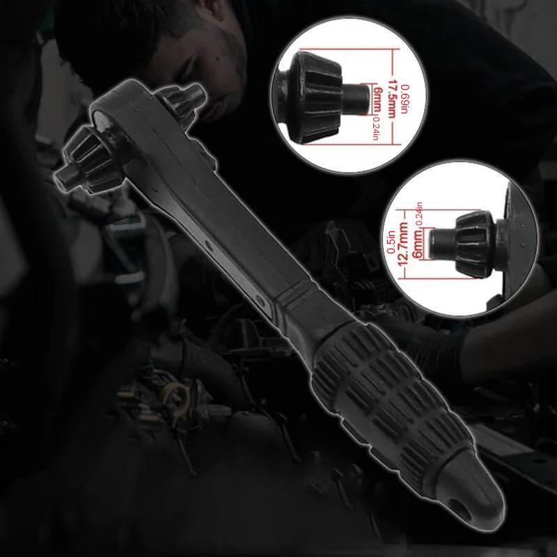 2 in 1 Drill Chuck Ratchet Wrench