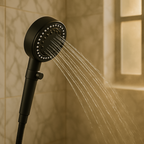 HydroFlow Spa Showerhead Water-Saving Adjustable Features