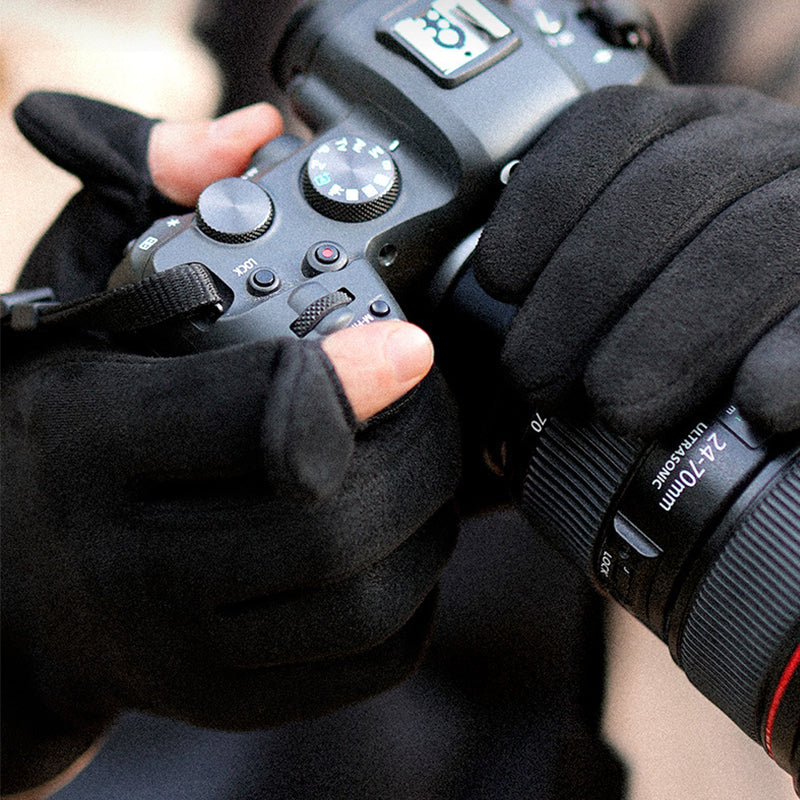 Cold-resistant suede gloves