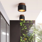 Ceiling lamp with stone look