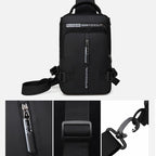 Multi-purpose chest pocket with charging port