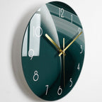 Elegant Wall Clock made of Glass
