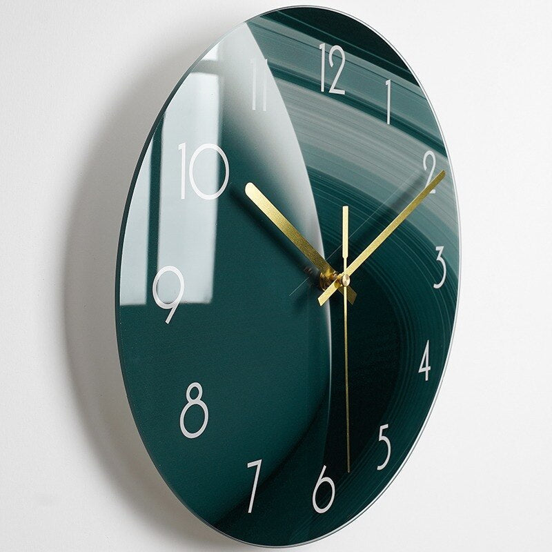 Elegant Wall Clock made of Glass