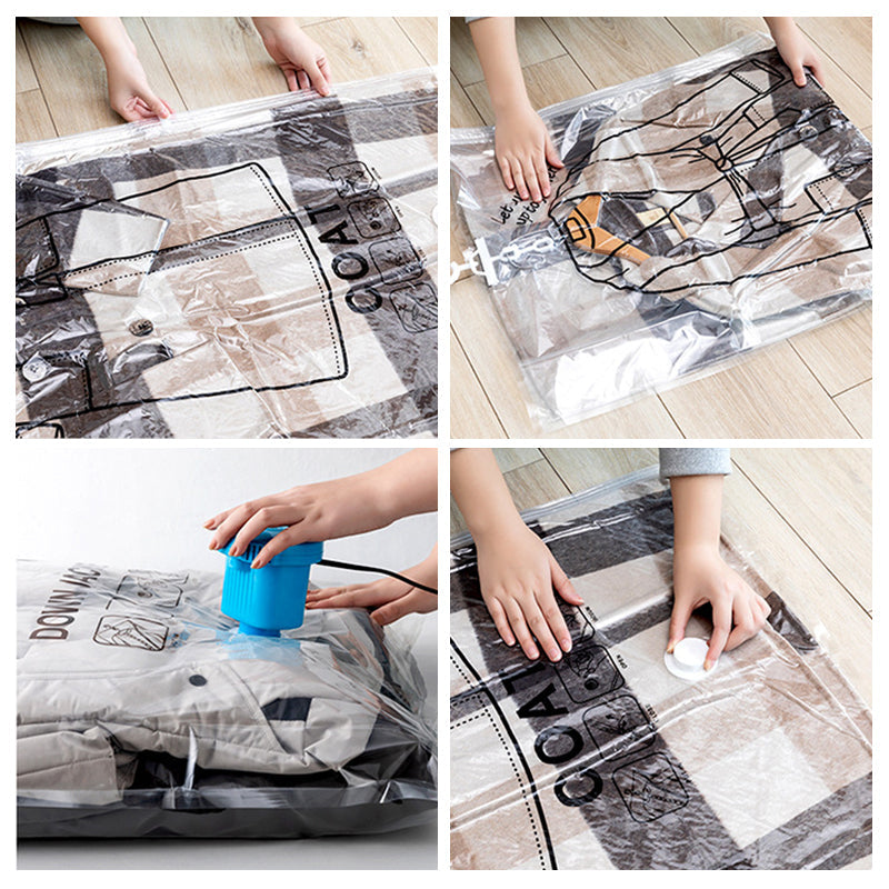 Storage bag for vacuum removal