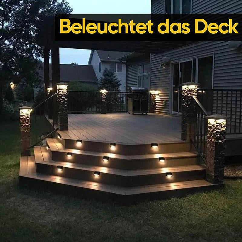 Solar outdoor step lights (4 pcs)