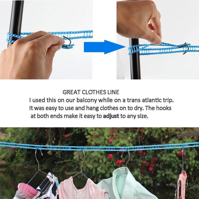 Portable Clothesline for Indoor and Outdoor