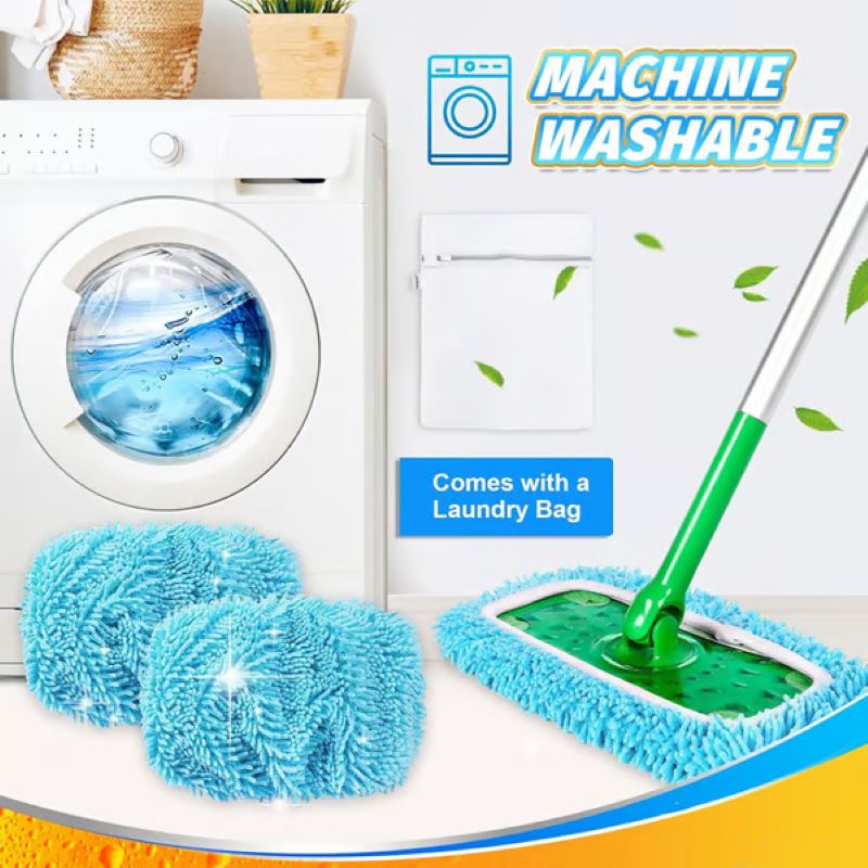 Reusable mop pad