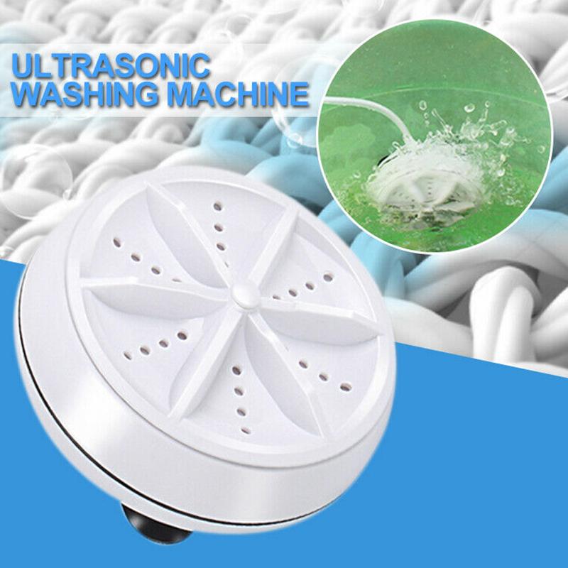 Ultrasonic Portable Dishwasher And Laundry Piece