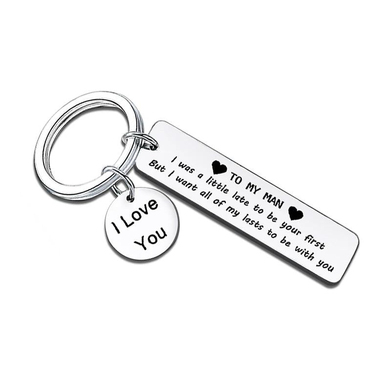 "For my husband I love you" keychain