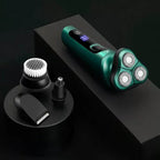 4-in-1 Grooming – Waterproof – LED Display – USB Rechargeable – Wet and Dry Shaving