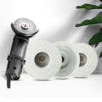 Wool polishing disc