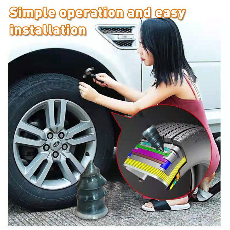 Tire repair rubber awl