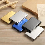 Ultral thin card case with theft and demagnetization protection