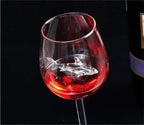 Built-in Shark Sea Wine Glasses