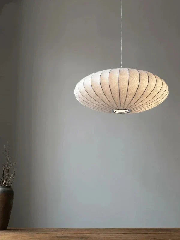 SilkCrown - Silk Pendant Lamp with Crystals
