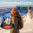 Portable Heated Hand Warmer Muff with Adjustable Temperature