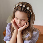 Vintage 2 In 1 Non-Slip Braided Headband