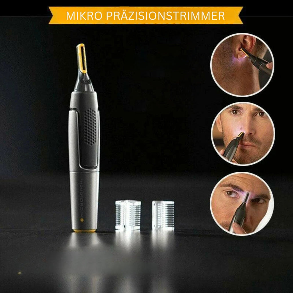 PrecisionEdge Face Trimmer with LED Light and Ergonomic Design