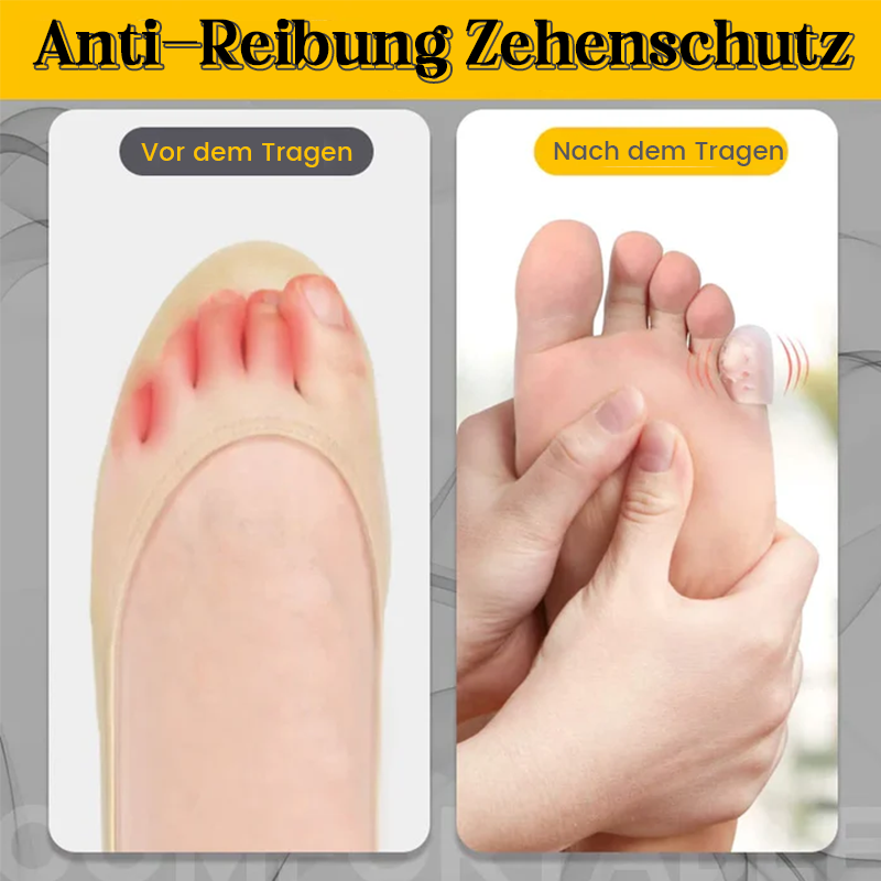 Anti-friction toe protector made of silicone