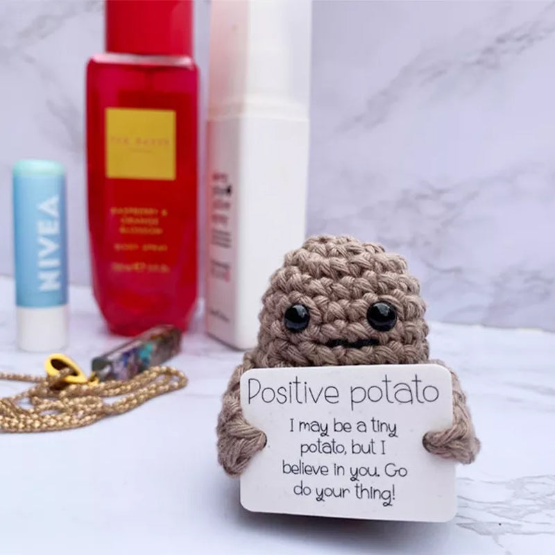 Funny Gift Knit Positive Potato