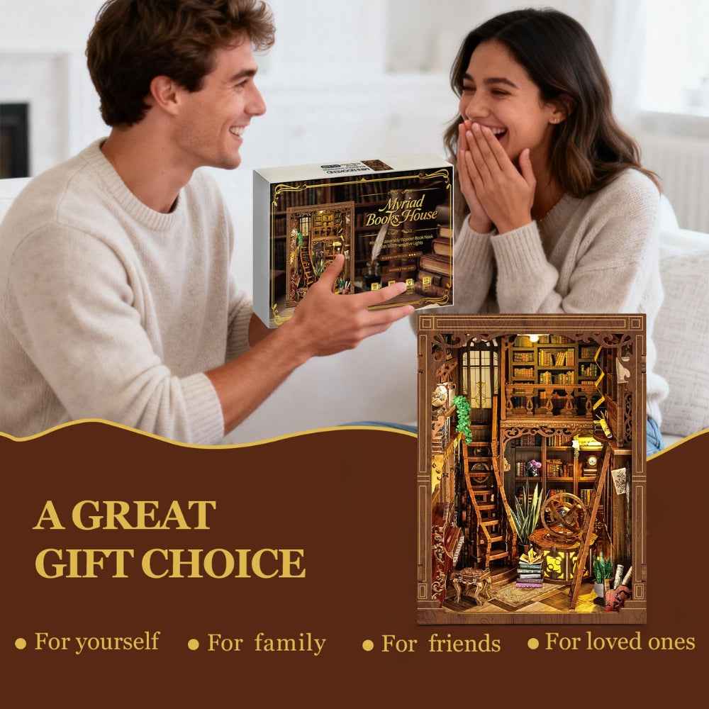 Myriad Books House DIY Book Nook Kit