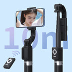 Selfie stick with LED fill light