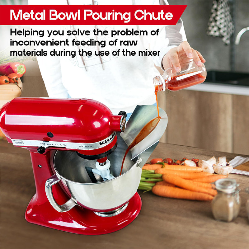 New Stainless steel pouring shield