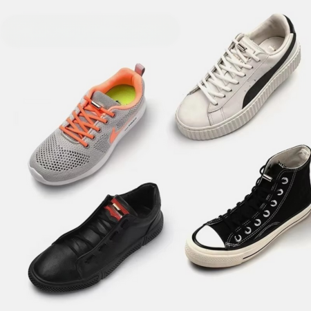 Elastic No Tie Shoelaces with Metal Lock for All Ages