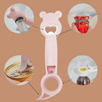 VersaPop - 4 in 1 Bottle Opener - Practical Bottle Opener - Compact Design - Ideal for All Occasions