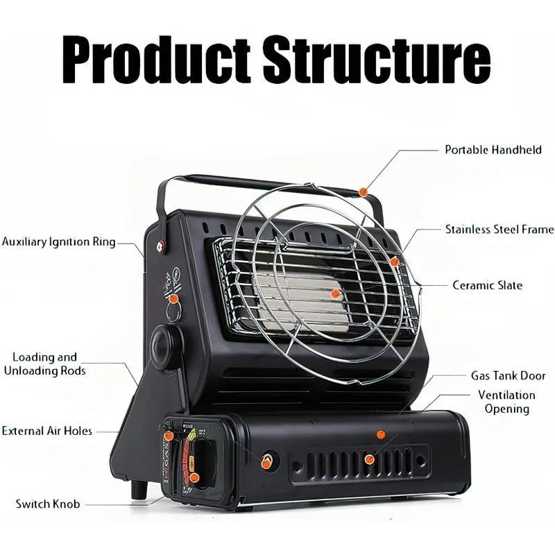 Warm Camping Dual-Function Heater Stove