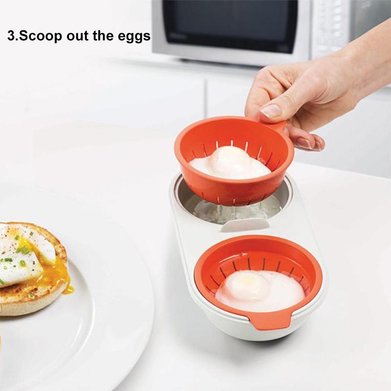 Double Microwave Egg Cooker