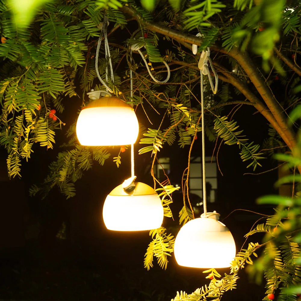 Retro LED Camping Lamp - Rechargeable USB Light