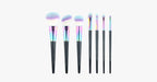 Black Mermaid Rainbow Feather Set
