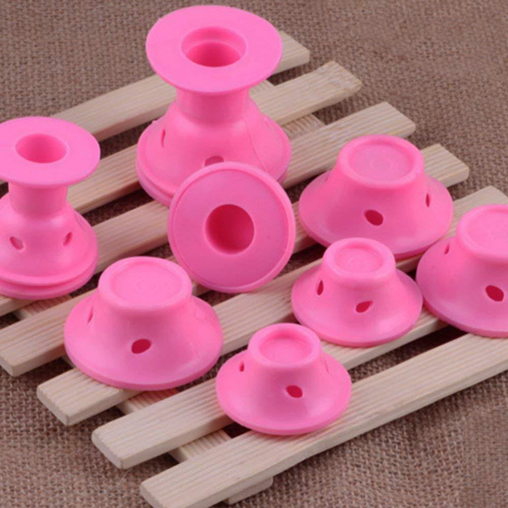Heat-free silicone hair straightener