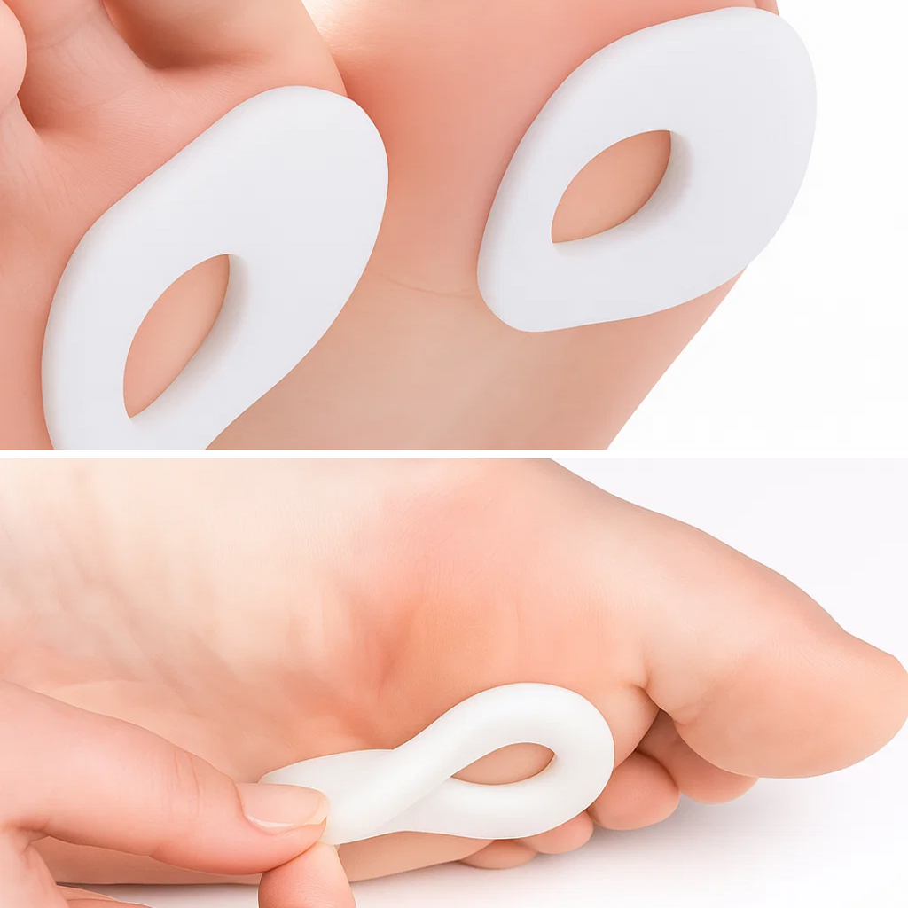 Pressure-Relief Gel Barrier – Soft Felt Adhesive Design – Shoe-Rubbing & Walking Relief for Men & Women