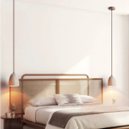 TerraLume – Pendant light with natural stone texture and warm glow