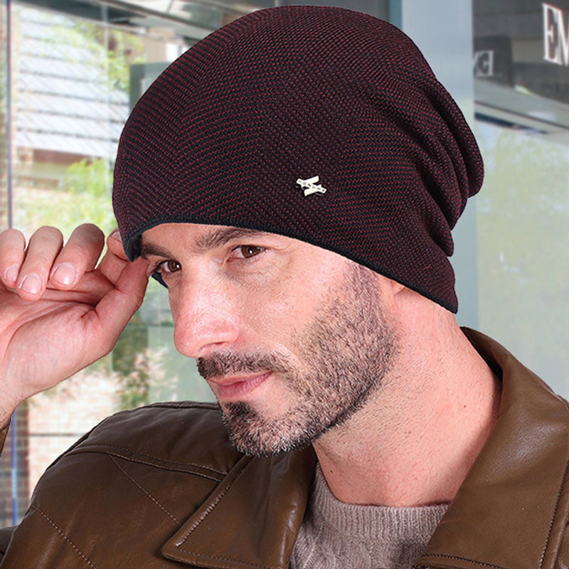 KNITTING WOOL BEANIE