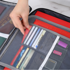 Waterproof and fireproof sealable document storage bag