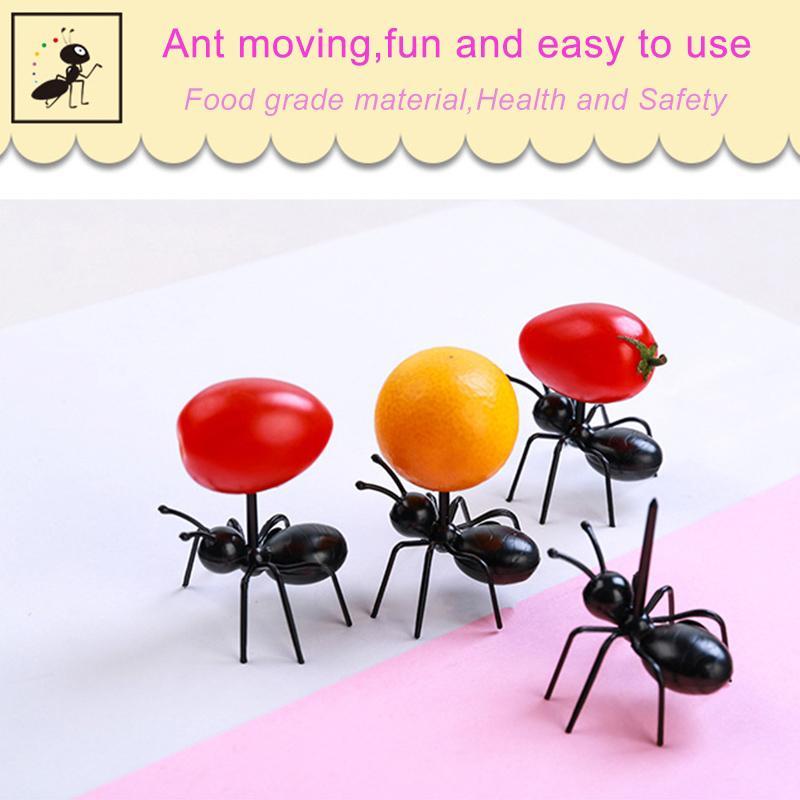 Busy Ants Move Fruit Fork