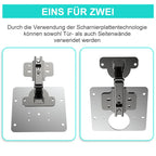 Repair piece for side hinge plate