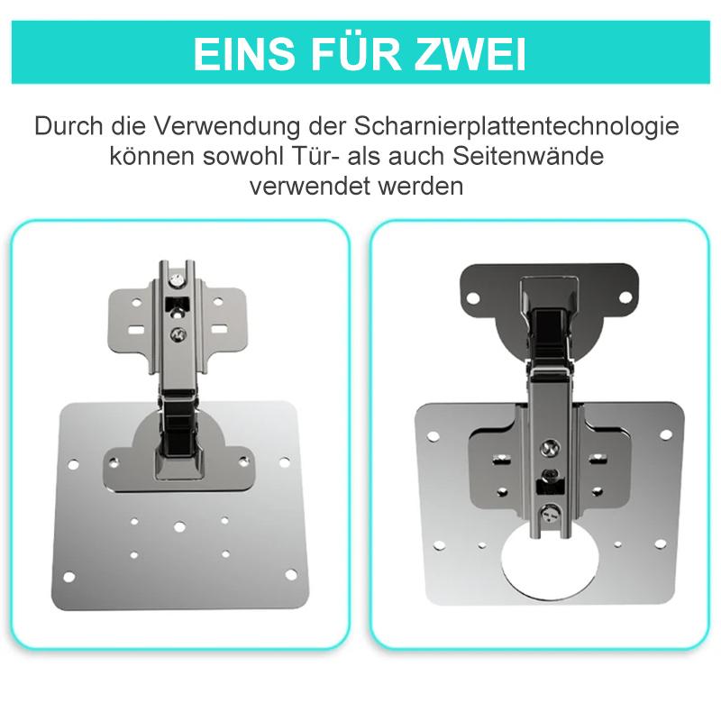 Repair piece for side hinge plate