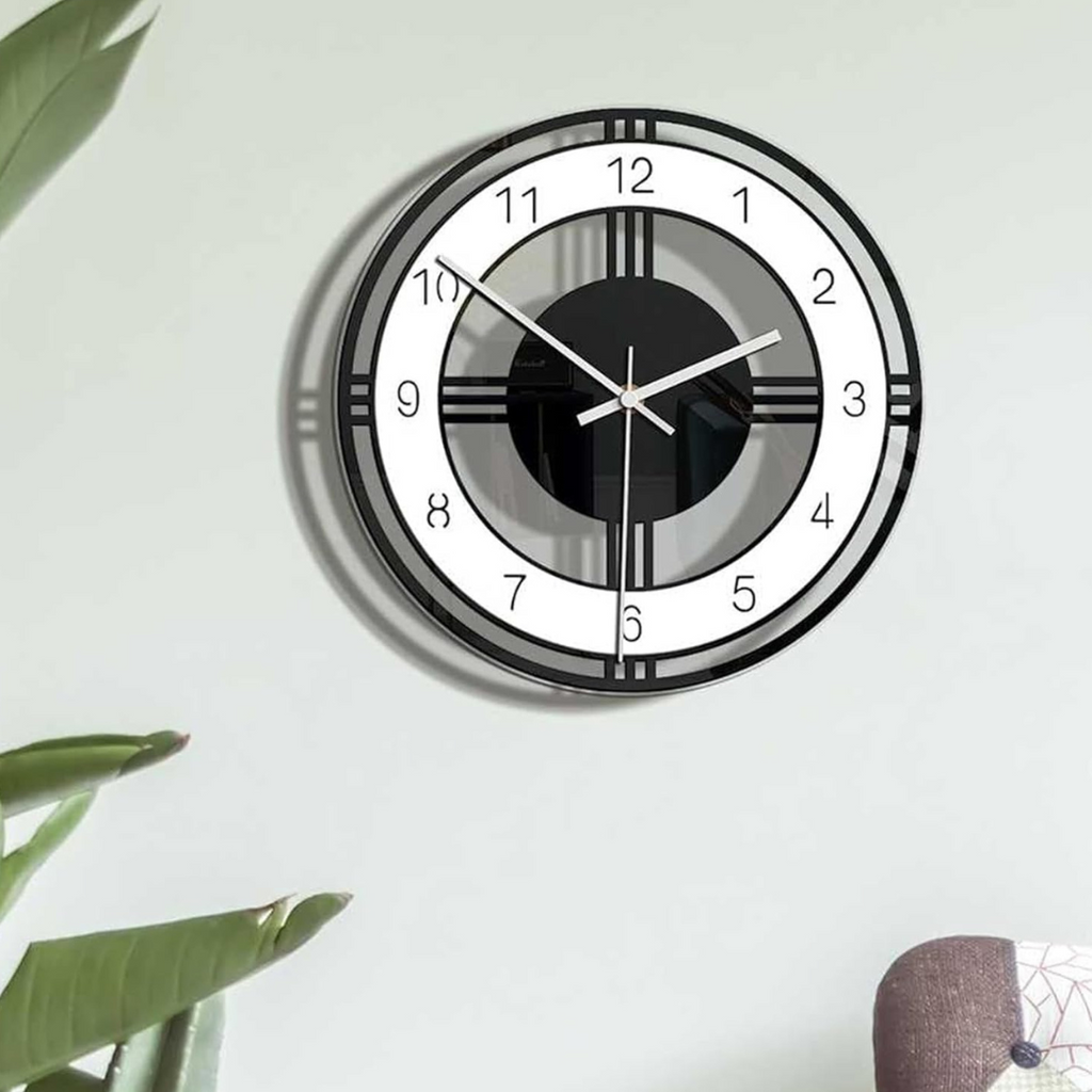 Large Wall Clock Black | Modern Wall Design