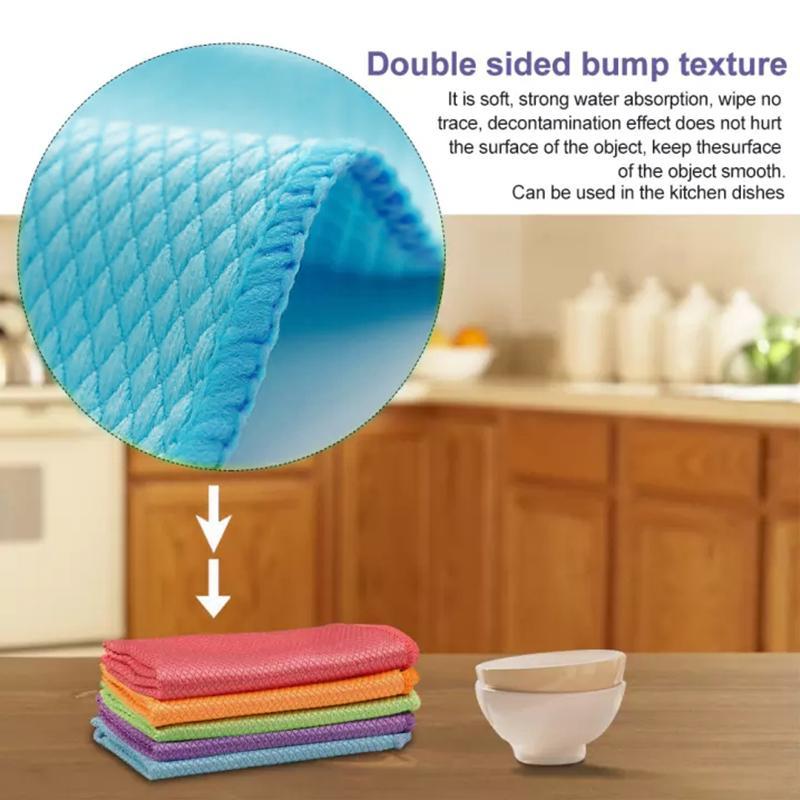 Fish Scale Microfiber Polishing Cloth