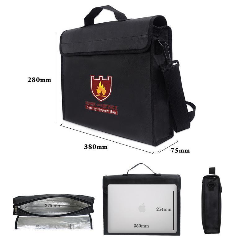 Fireproof and Water-Repellent Document Bag