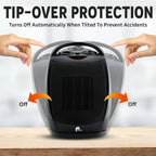 HeatEase Compact Portable Heater – Stylish, Oscillating & Energy Efficient